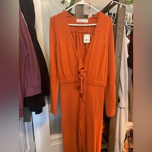 FP Beach orange jumpsuit
